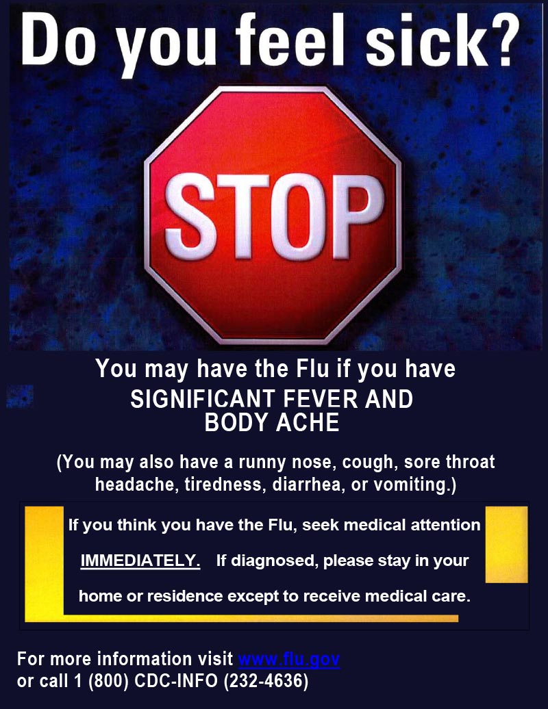 Do you feel sick?